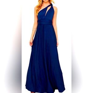 Convertible wrap maxi dress
